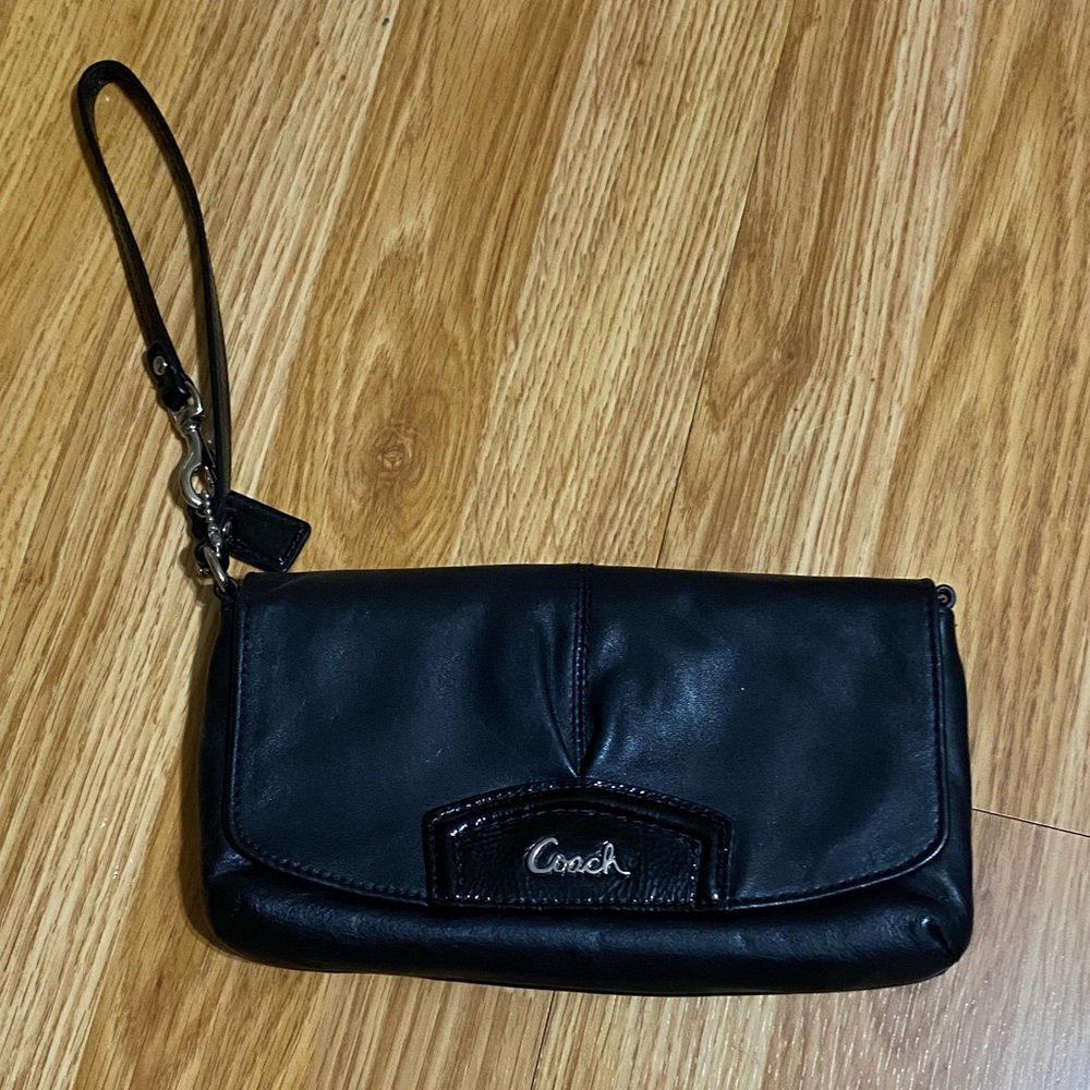 Coach Leather Wristlet - Excellent Condition